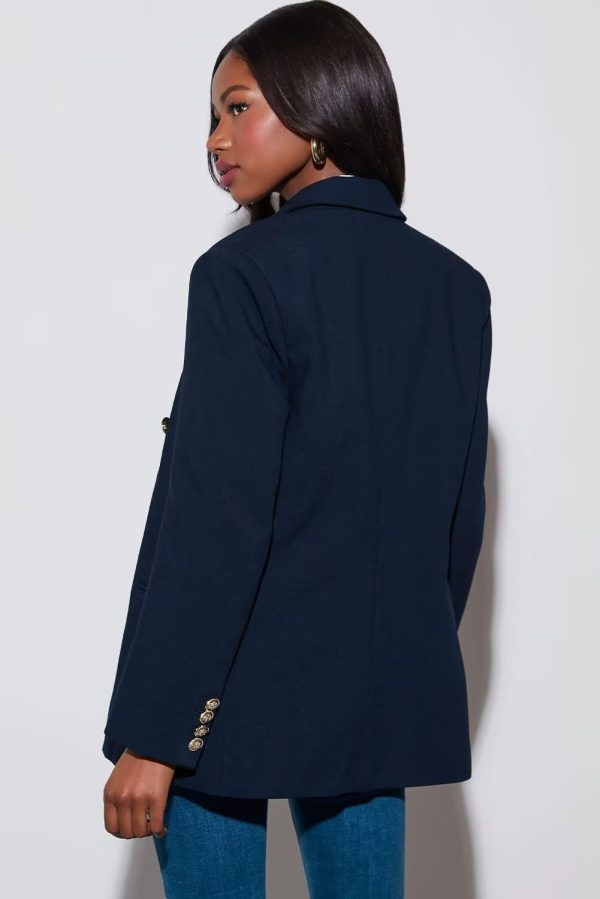 Dokotoo Womens Double Breasted Blazer Jackets Casual Blazers Open Front Long Sleeve Lapel Collar Work Office Jackets Blazer - Image 36