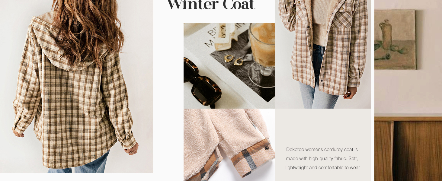 Plaid Shacket Jacket